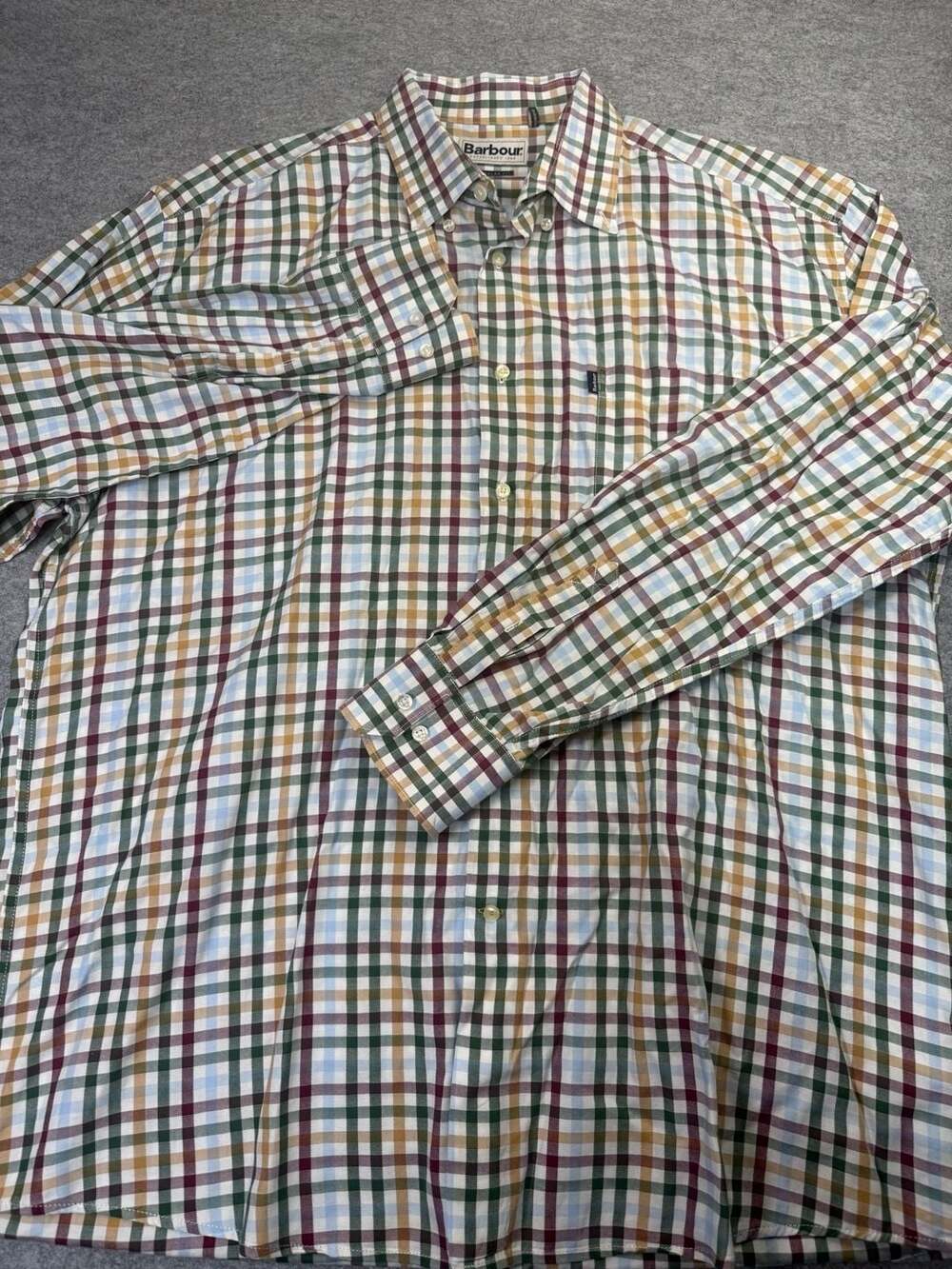 Barbour Check Regular Fit Long Sleeve Shirt Multi Plaid